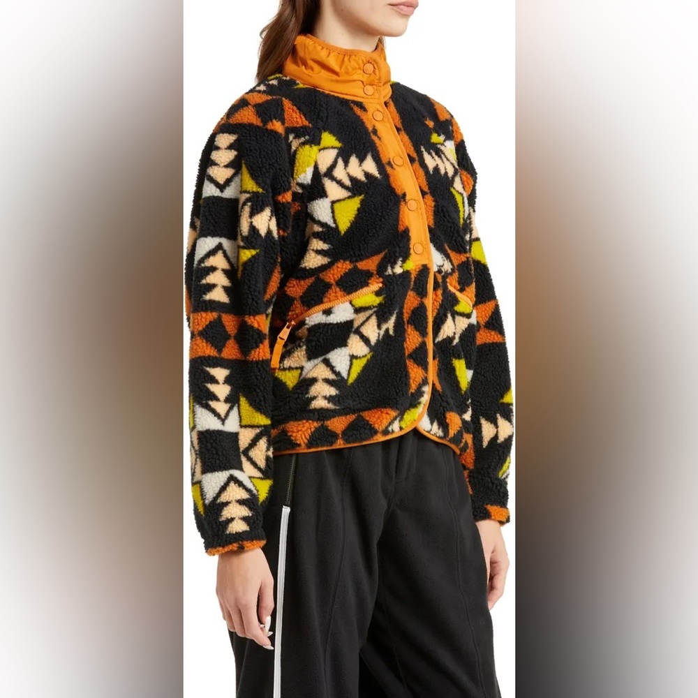 NWT Free People Rocky Ridge Jacket Night Sky Combo XS - Picture 10 of 13